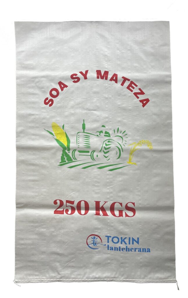 printed logo woven bag for maize